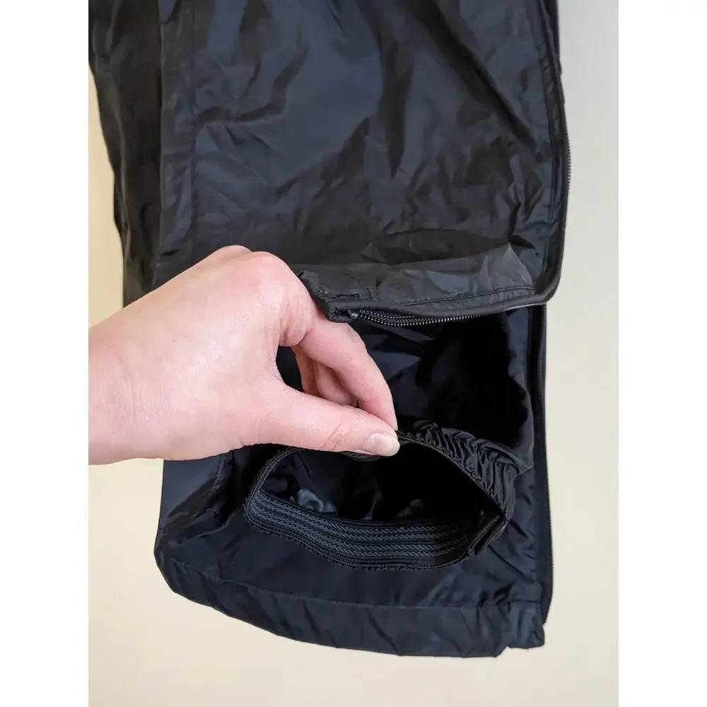 L.L. Bean Kids Size 14 Full Zip Rain Wind Pants 100% Nylon Adjust Waist 0 YX06
